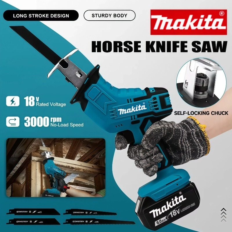 Electric Chainsaw Battery - Makita Cordless Electric Reciprocating Saw Wood
