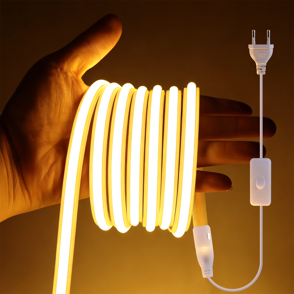 Power Switch Outdoor - 220V COB Led Strip High Density