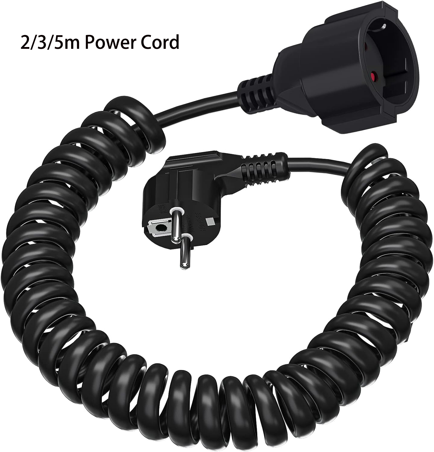 Outdoor Power Extension Cord - 2/3/5/8/10m European Extension Cord, Schuko Plug