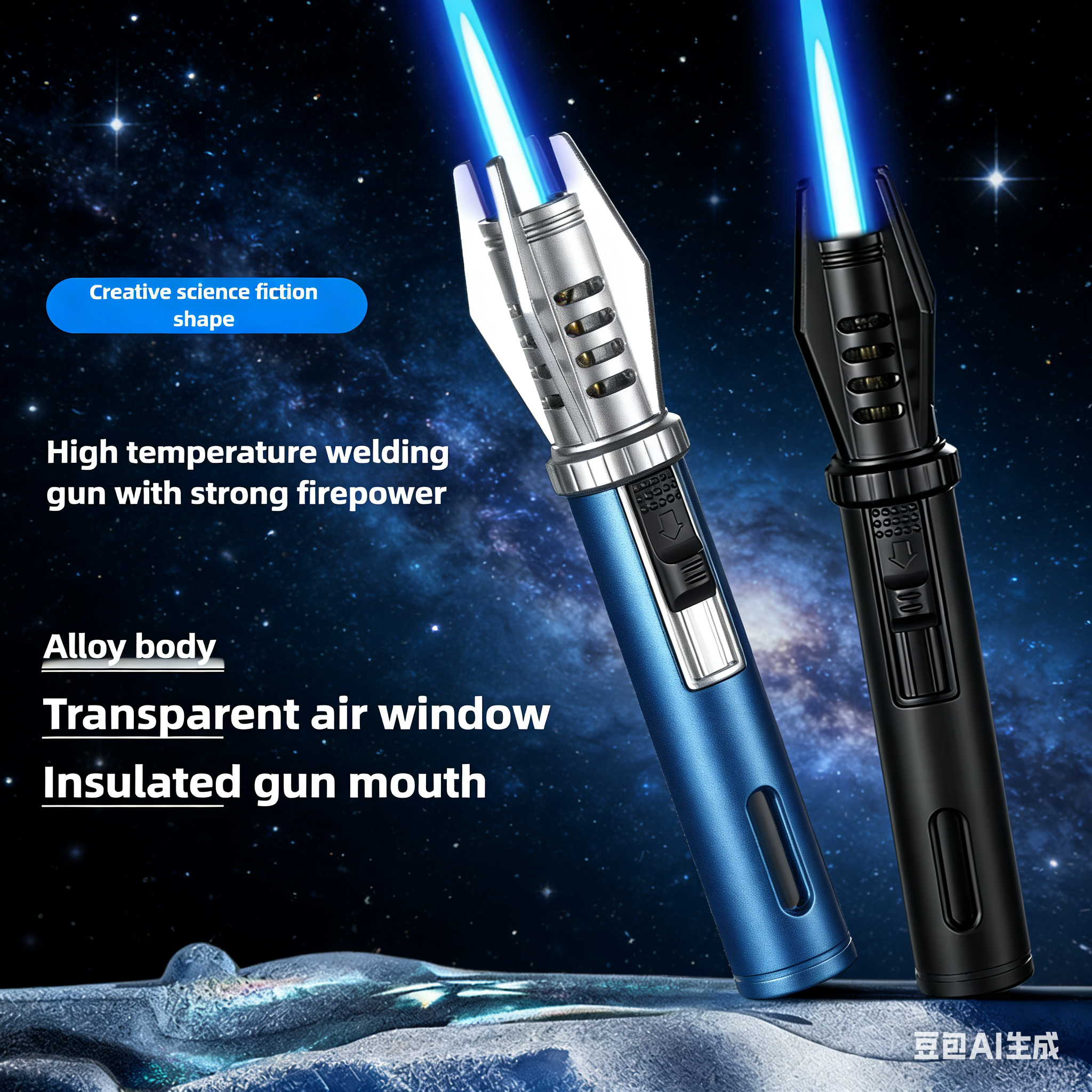 Outdoor Kitchen Power Burner - New mini lightsaber style high temperature