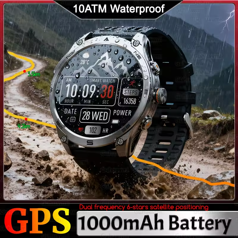 Outdoor Power Meter Box - New Outdoor Military GPS Smart Watch