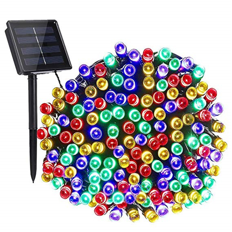 Outdoor Power Strip - 22M 200LED Solar Powered Fairy Lights