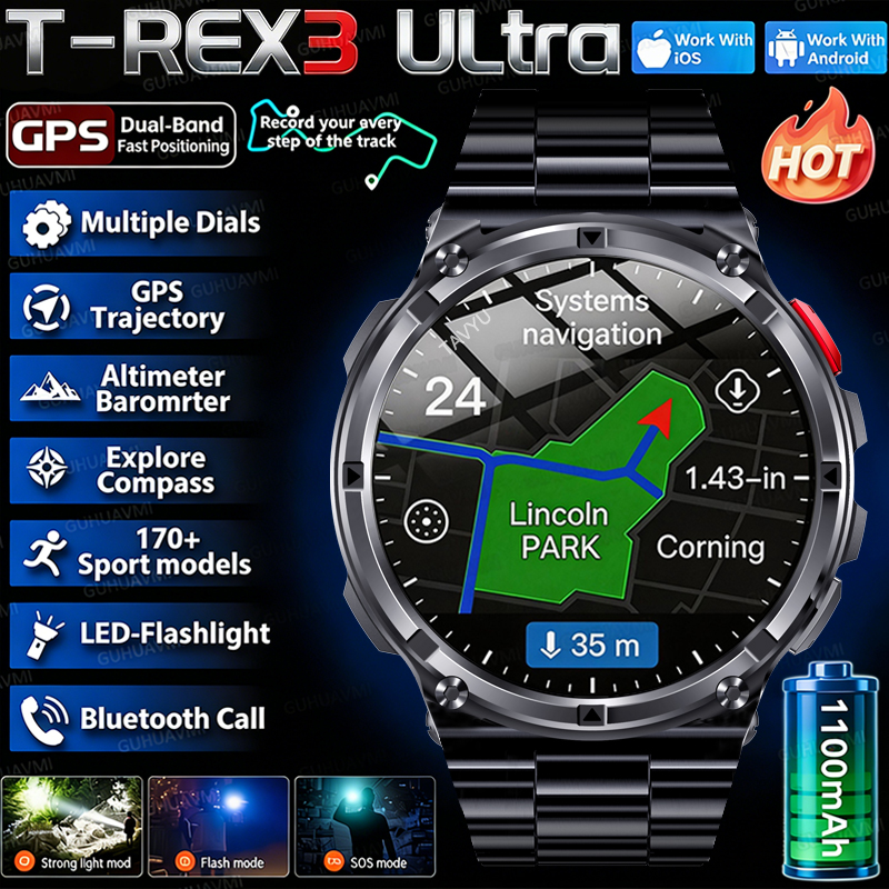 Outdoor Power Meter Box - 2026 New T-Rex3 Pro 1100mAh Battery