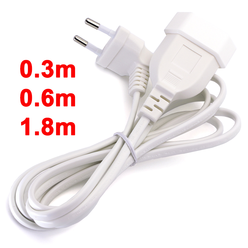 Outdoor Power Extension Cord - 1pc EU Power Extension Cord Angled