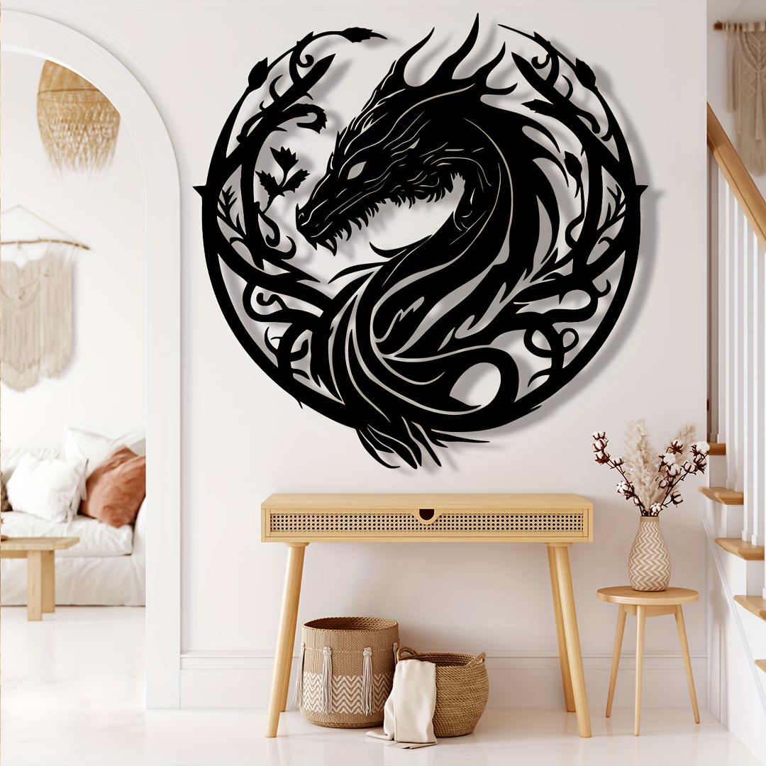Ancient Zodiac Dragon Wall Art - Outdoor Power Garage ulasan dan harga