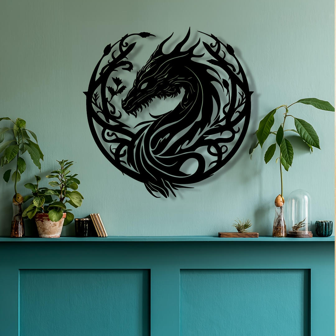 Ancient Zodiac Dragon Wall Art - Outdoor Power Garage ulasan dan harga