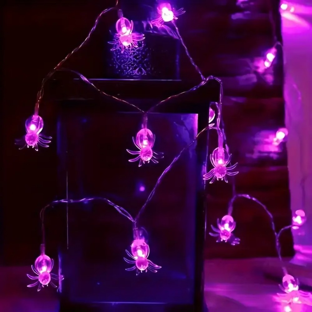 Halloween Purple Spider LED St - Outdoor Power House ulasan dan harga