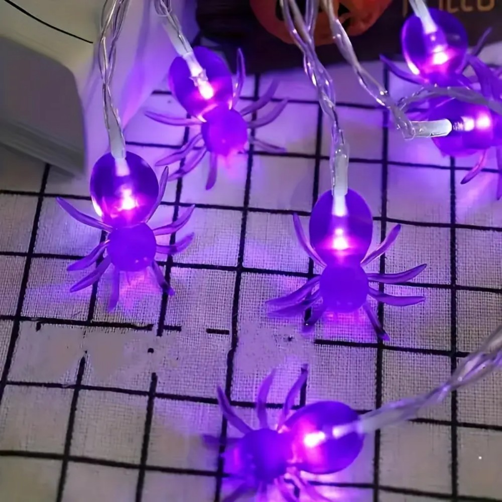 Halloween Purple Spider LED St - Outdoor Power House ulasan dan harga