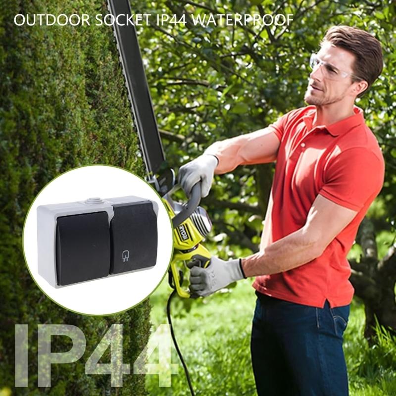  Waterproof Outlet with Cover  - Outdoor Power Outlet Install ulasan dan harga