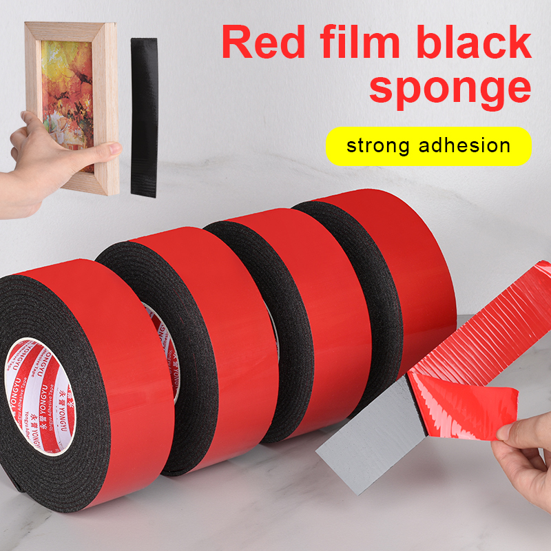 5 Meter Red Film Black Adhesiv - Outdoor Power Board ulasan dan harga