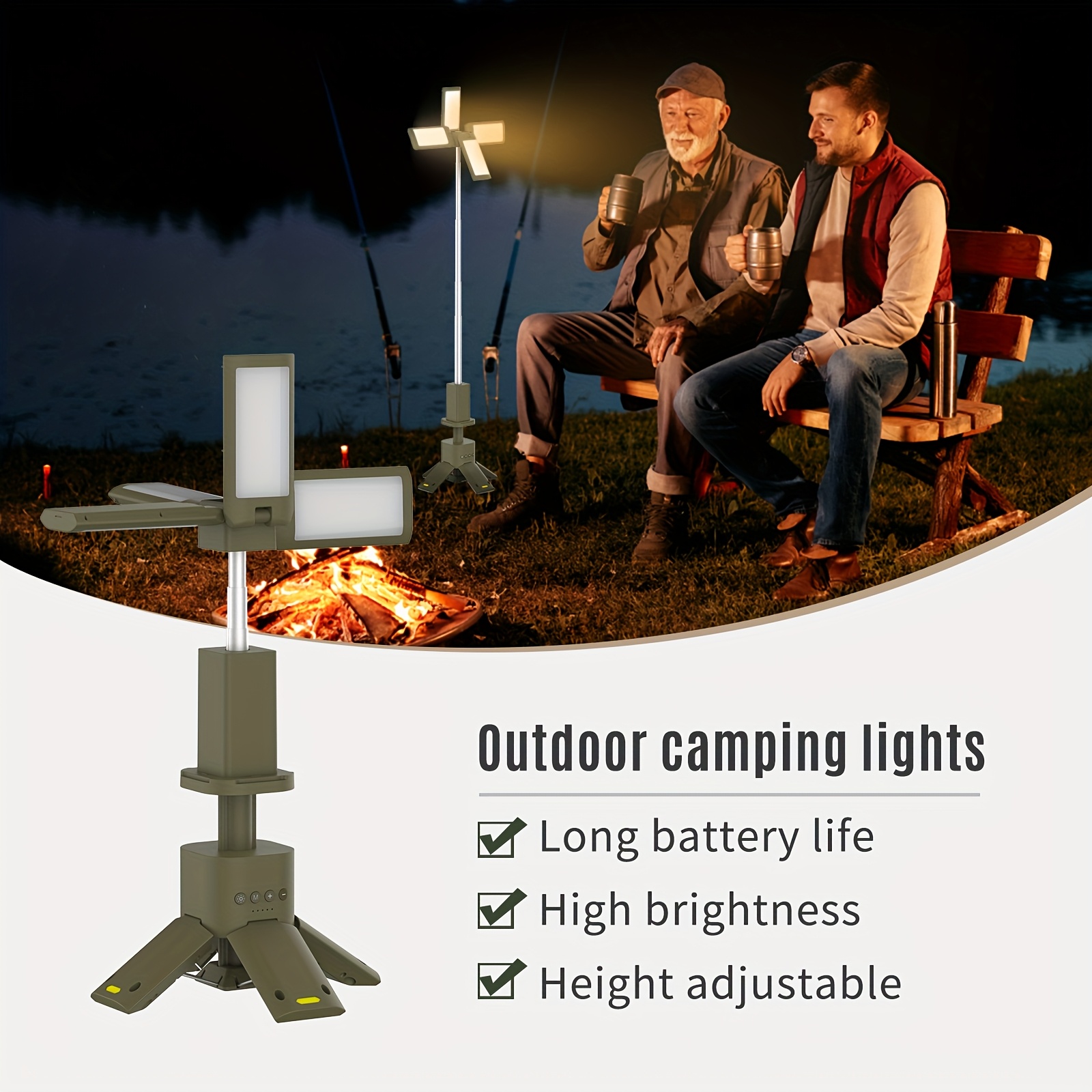 Camping Lantern, 14000mAh Rech - Outdoor Power For Camping ulasan dan harga