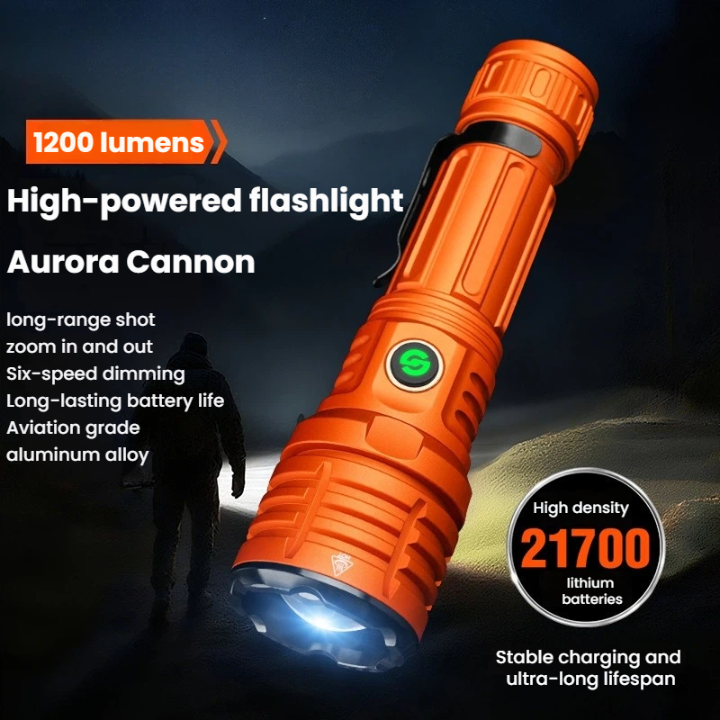 Strong Light LED Flashlight Zo - Outdoor Power For Camping ulasan dan harga