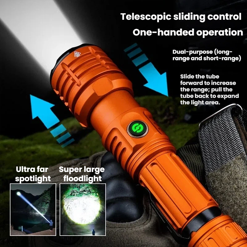 Strong Light LED Flashlight Zo - Outdoor Power For Camping ulasan dan harga