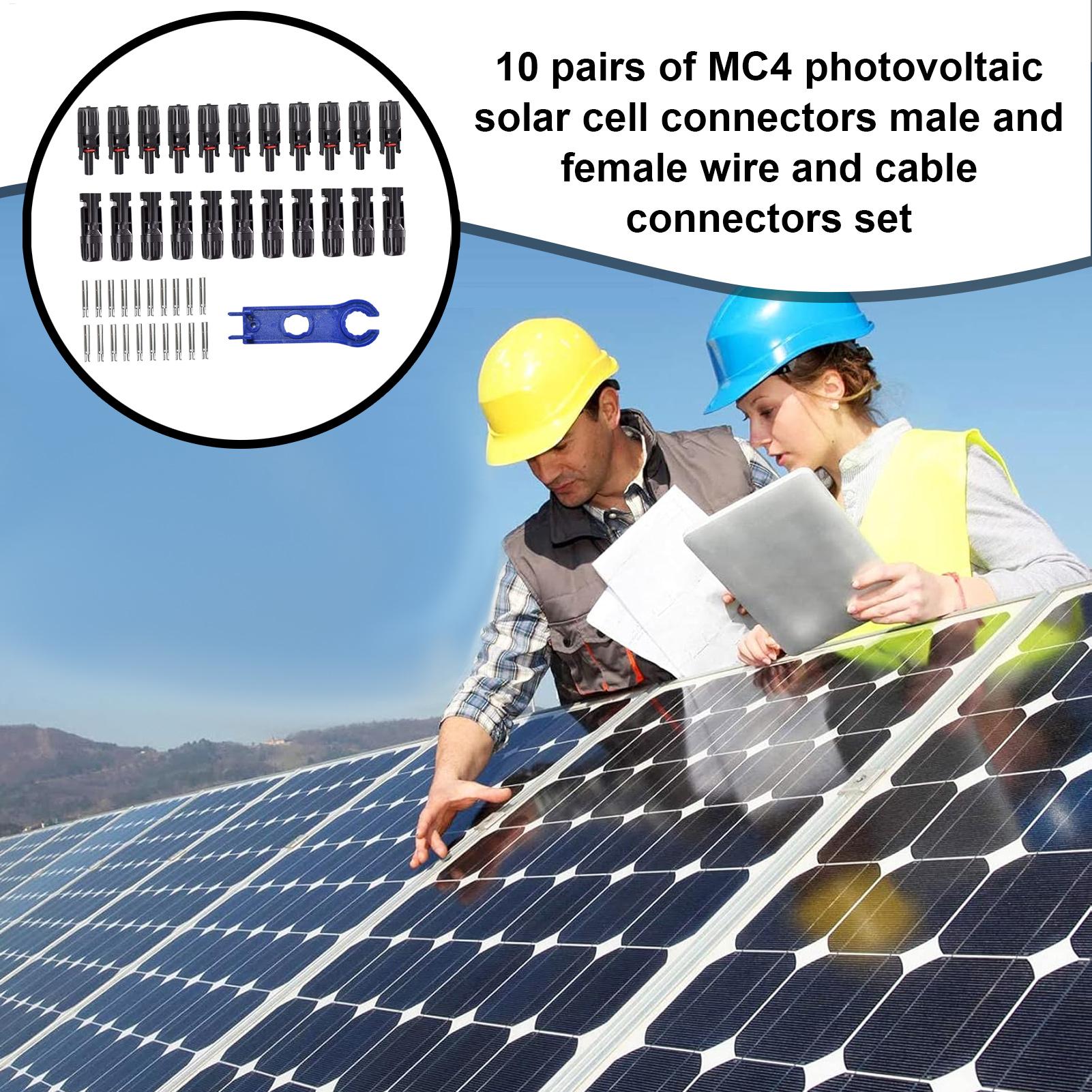 10Pair MC4 Photovoltaic Solar  - Outdoor Power Board ulasan dan harga