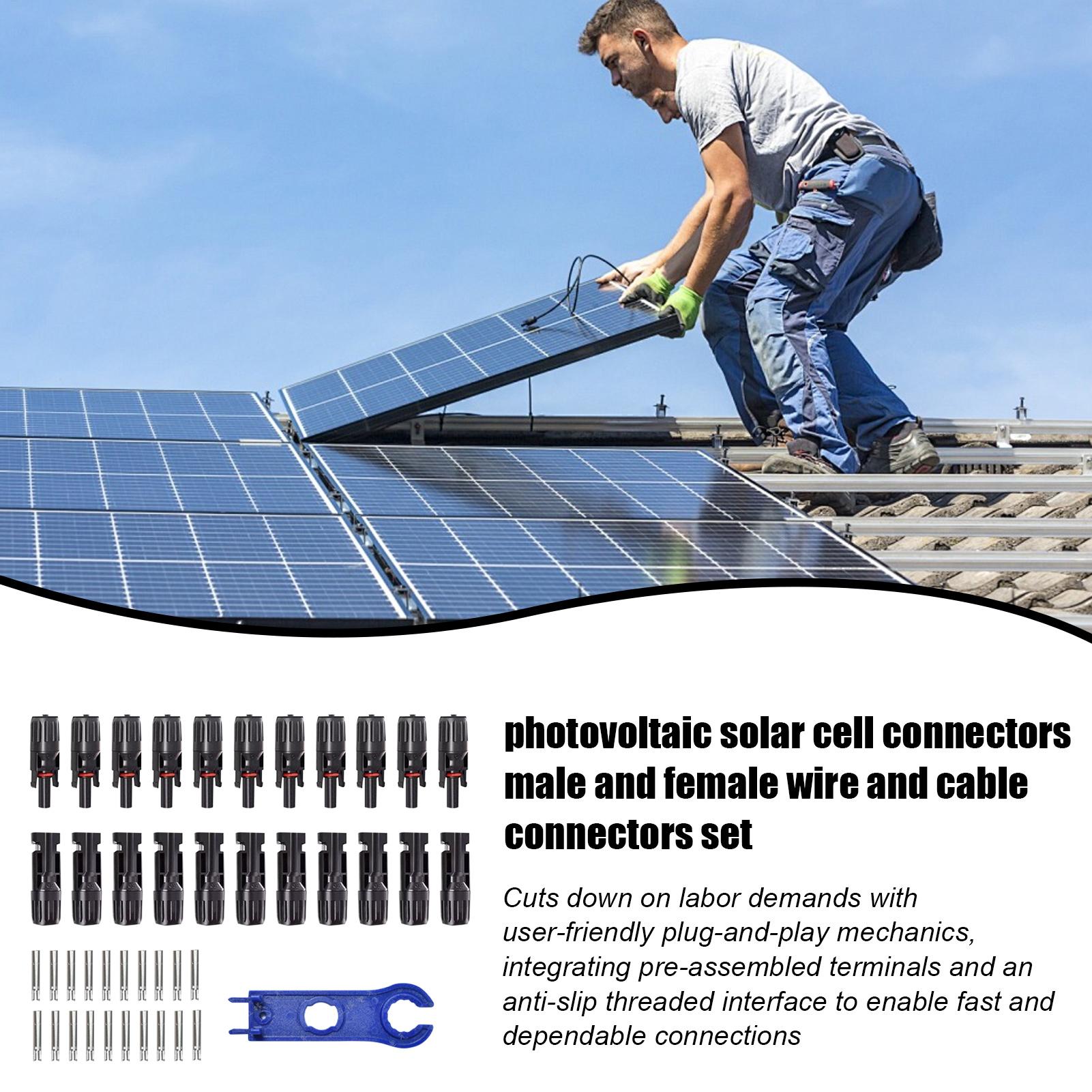 10Pair MC4 Photovoltaic Solar  - Outdoor Power Board ulasan dan harga