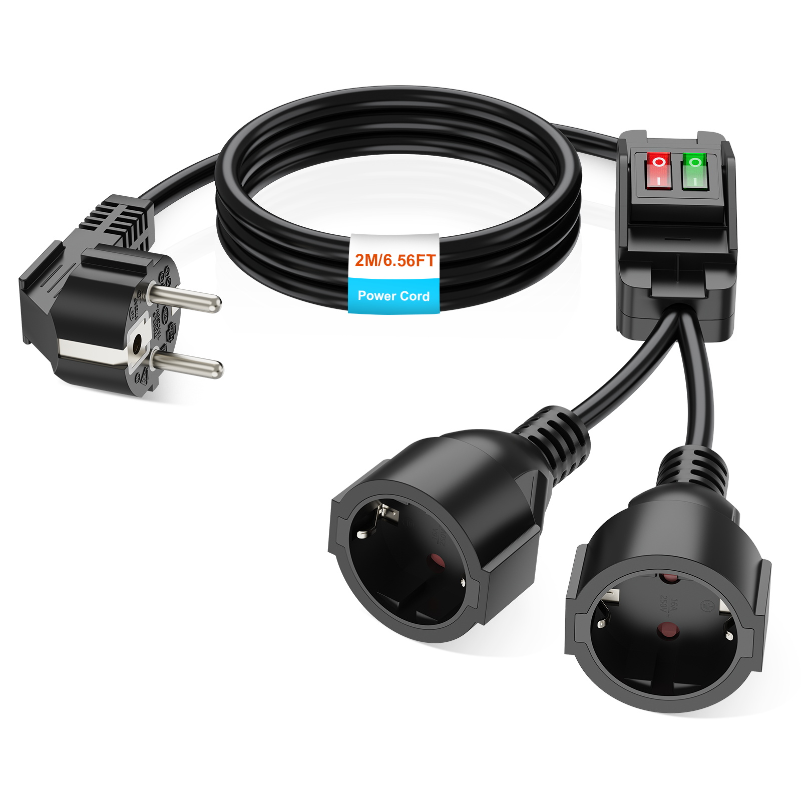 Eu plug 40cm/2m extension cord - Outdoor Power Extension Cord ulasan dan harga