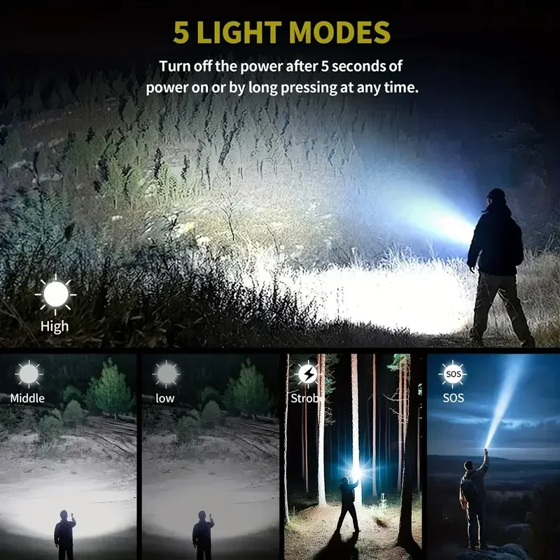 Ultra Powerful Flashlight Conc - Outdoor Power For Camping ulasan dan harga