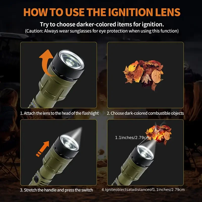 Ultra Powerful Flashlight Conc - Outdoor Power For Camping ulasan dan harga