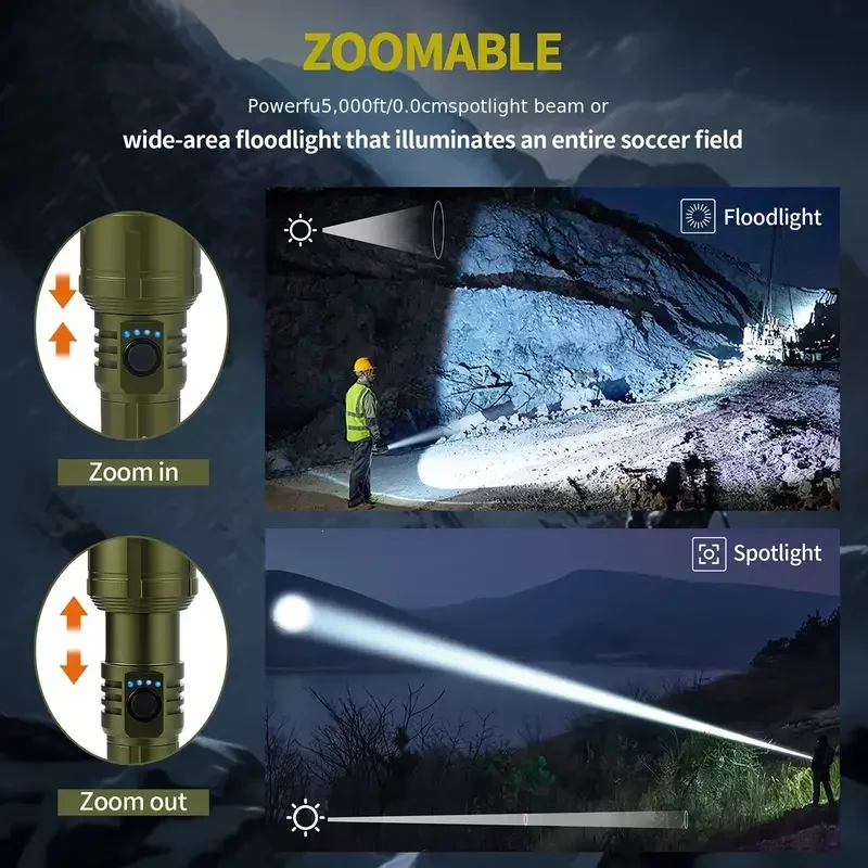 Ultra Powerful Flashlight Conc - Outdoor Power For Camping ulasan dan harga