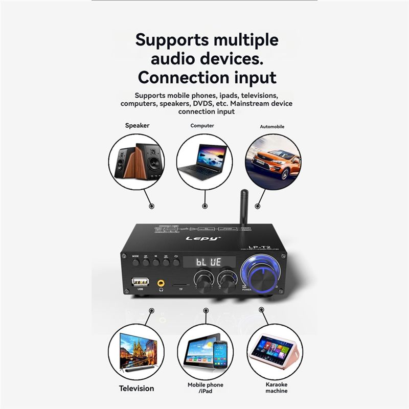 Lepy LP-T2 Hifi Audio Amplifie - Outdoor Power Garage ulasan dan harga