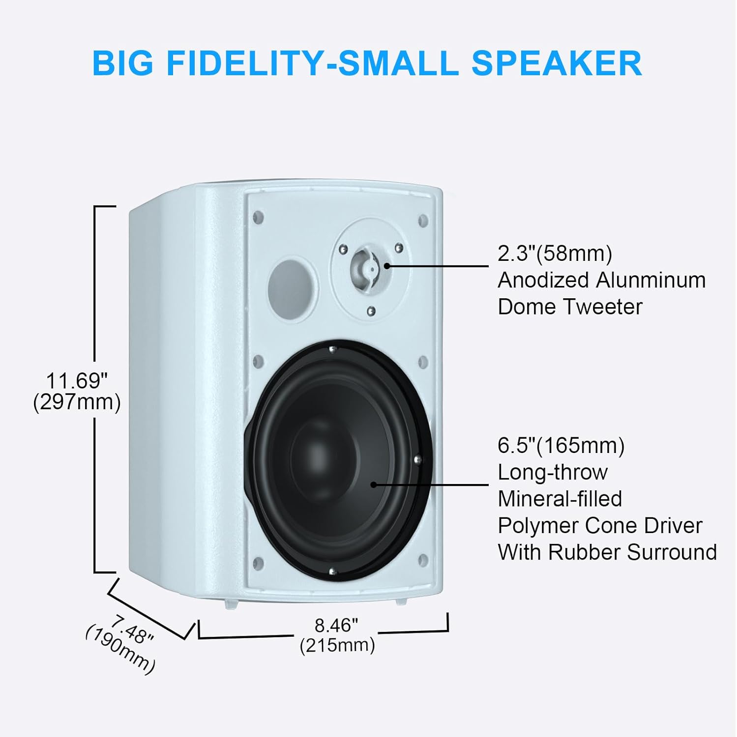 400W Passive Wired Waterproof  - Outdoor Power Garage ulasan dan harga