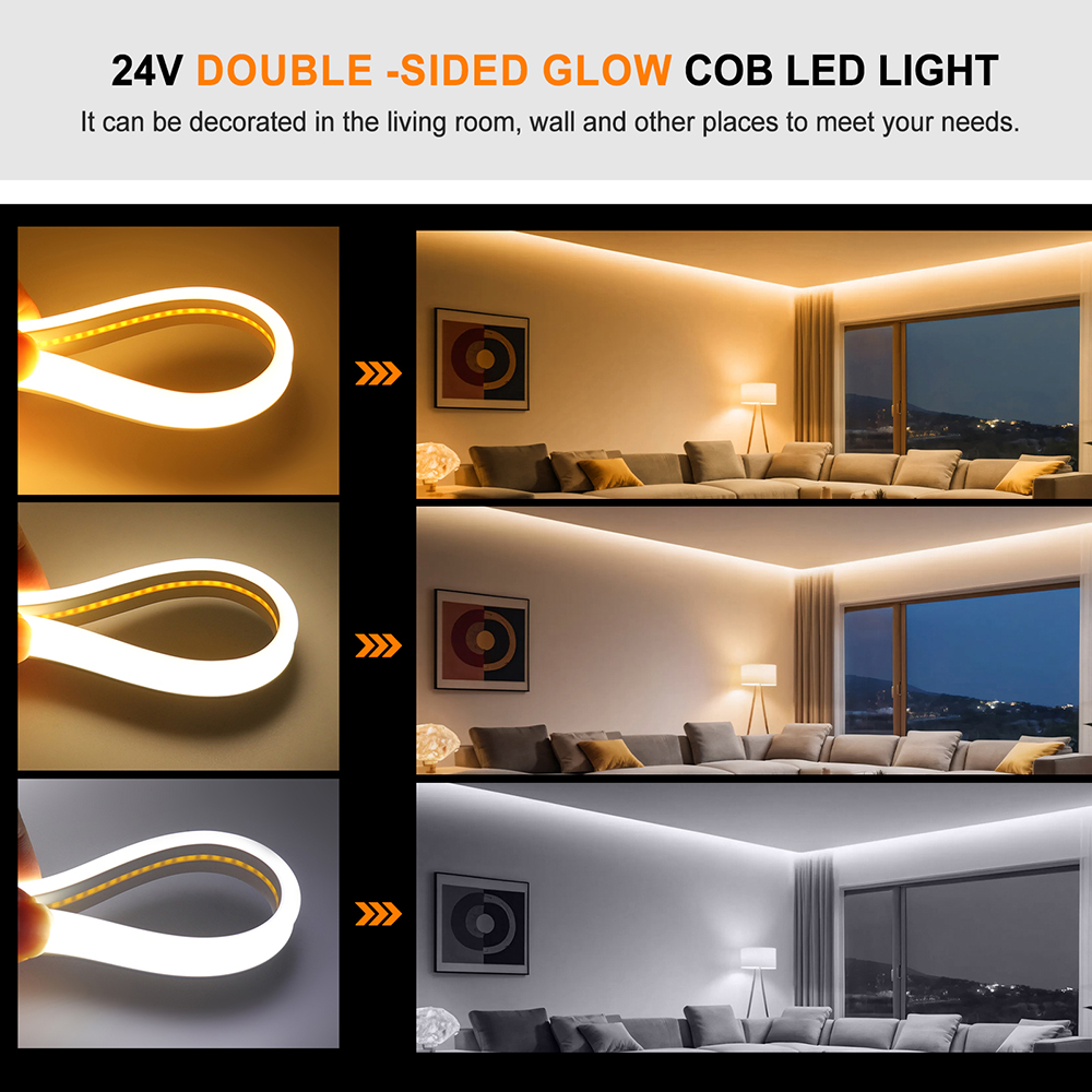 24V COB Solar Strip Light Wate - Outdoor Power Strip ulasan dan harga