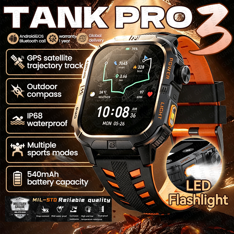 New Military TANK PRO3 Men Sma - Outdoor Power Meter Box ulasan dan harga