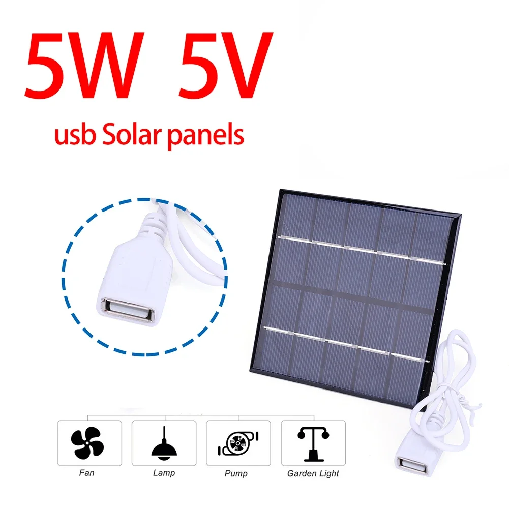 5W 5V Solar Panel Solar Batter - Outdoor Power Board ulasan dan harga