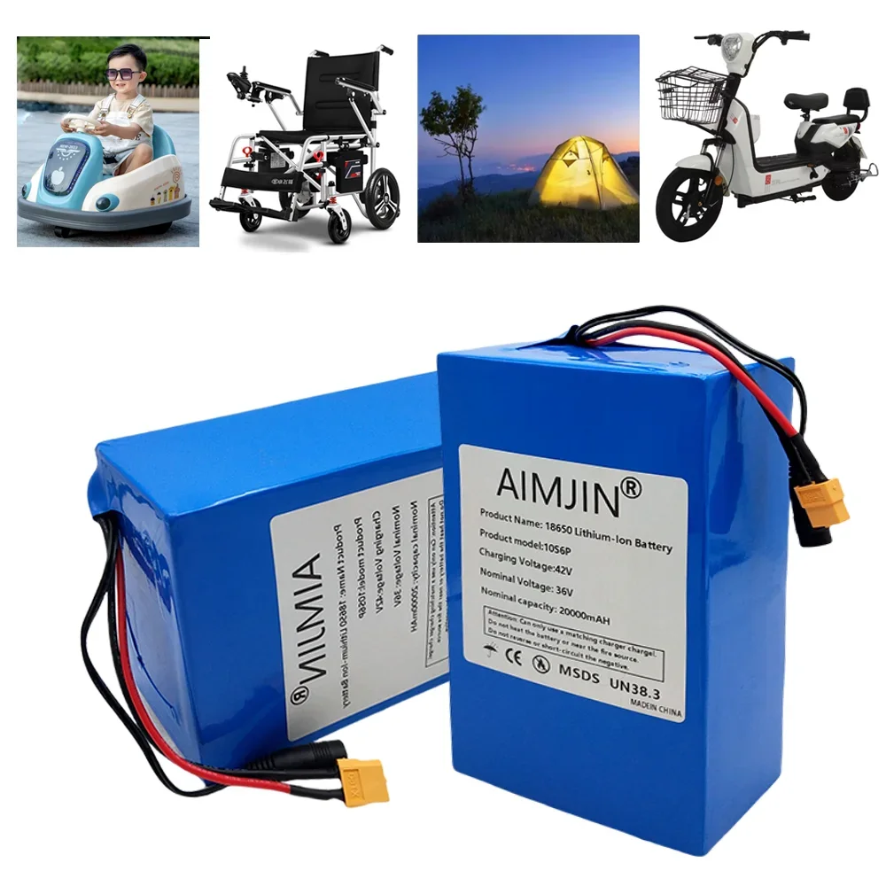 10S6P Li-ion battery pack 1000 - Outdoor Power Wheelchair ulasan dan harga