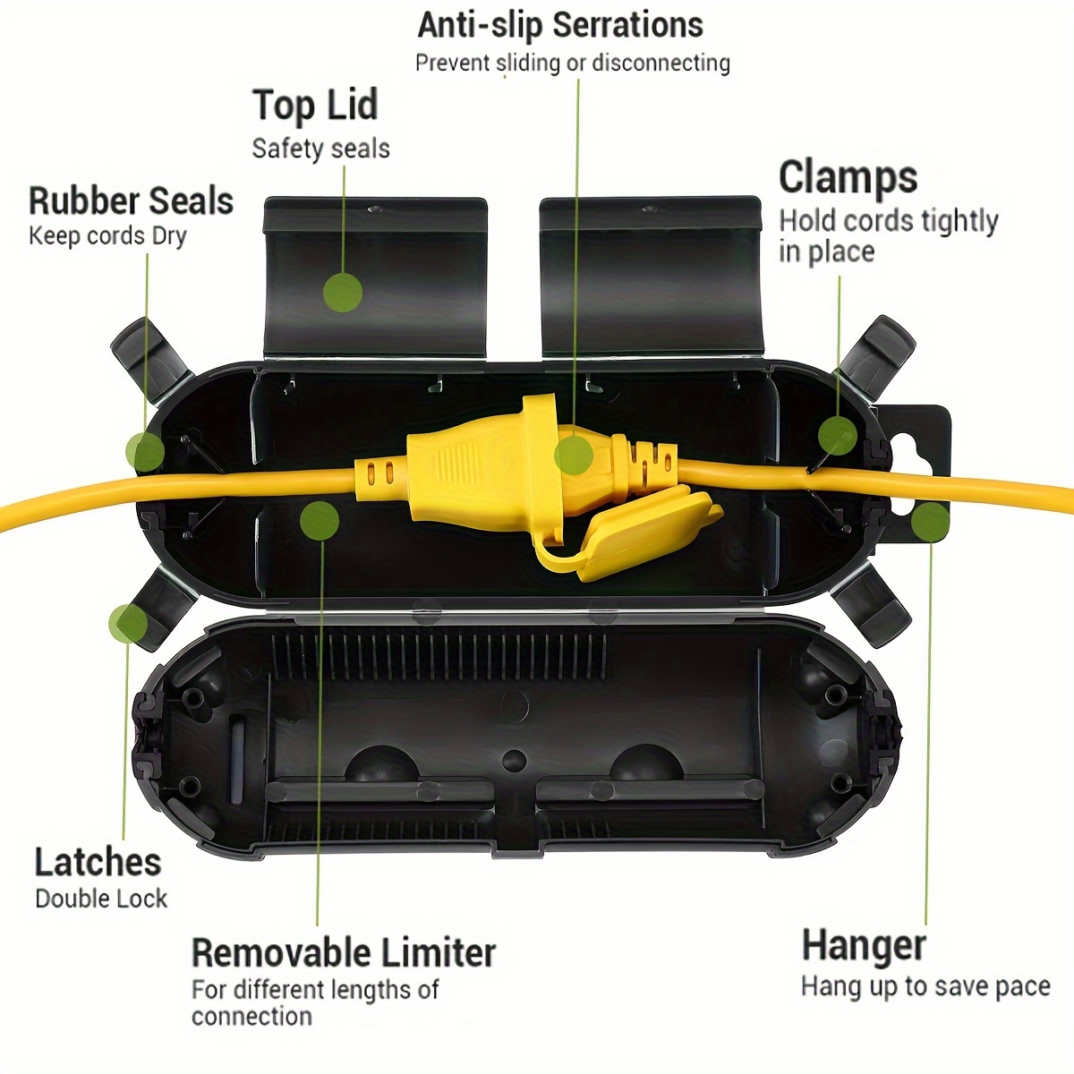 Extension Cord Plug Connection - Outdoor Power Extension Cord ulasan dan harga