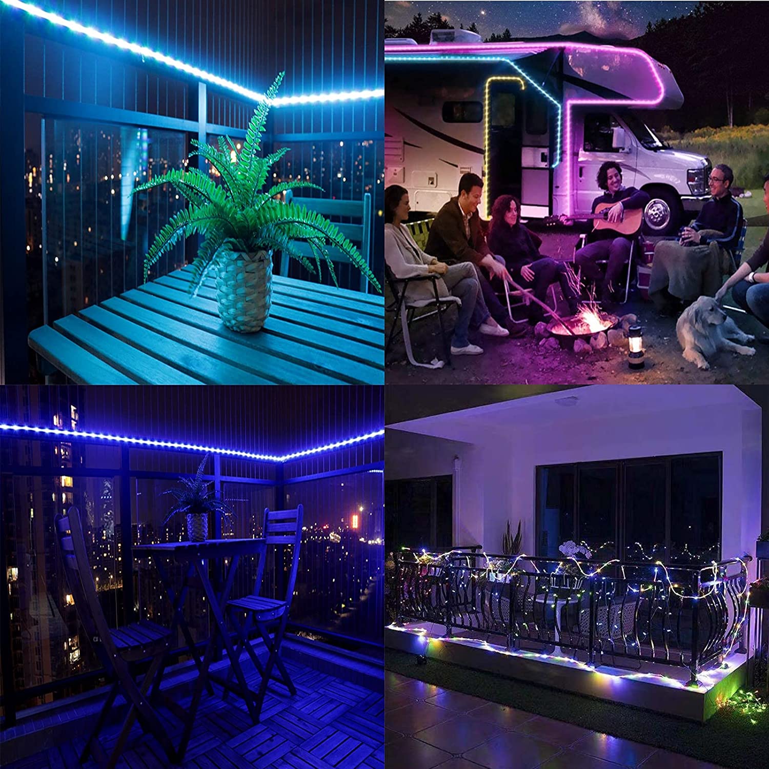 Solar LED Strip Lights Outdoor - Outdoor Power Strip ulasan dan harga