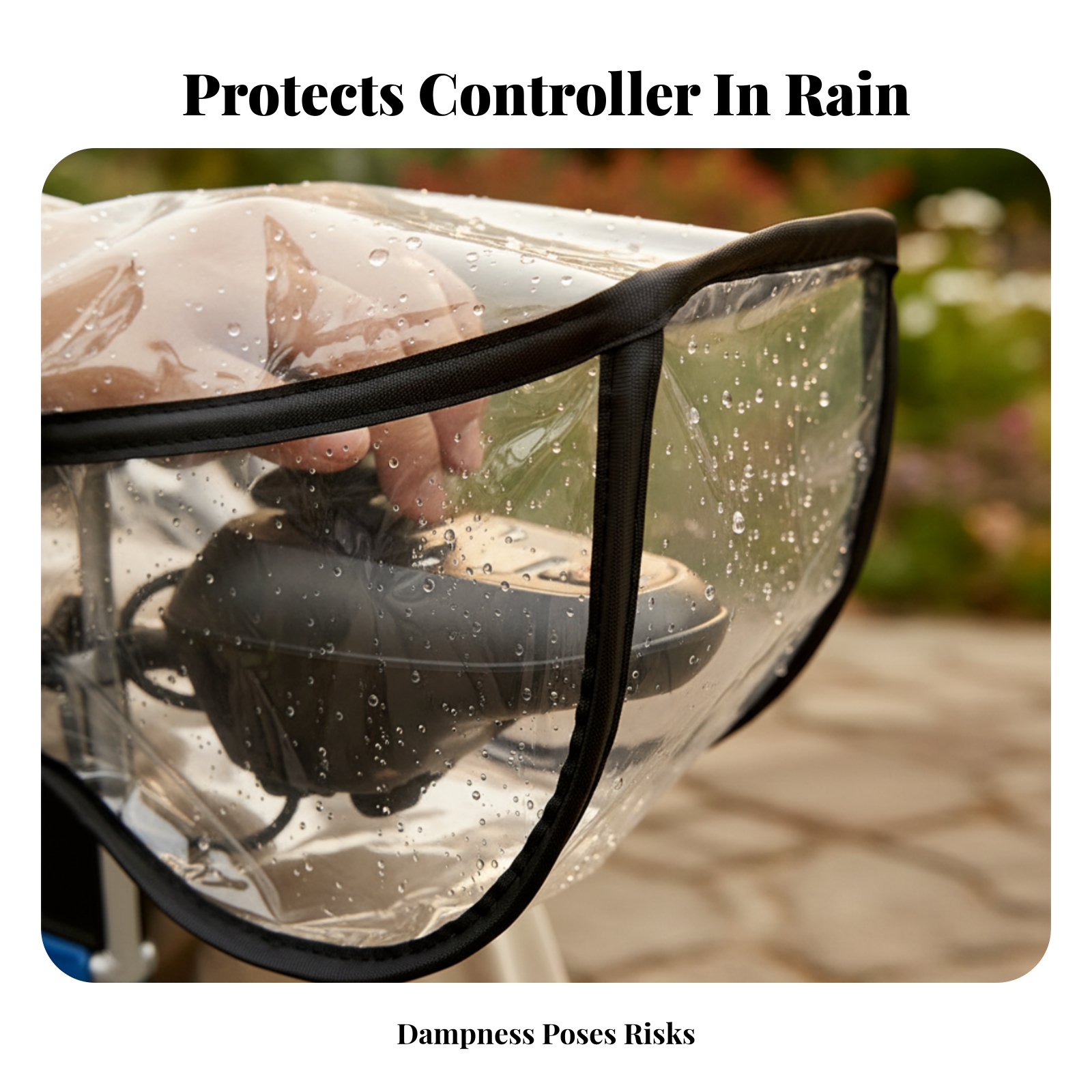 Rainproof Power Chair Cover Bl - Outdoor Power Wheelchair ulasan dan harga