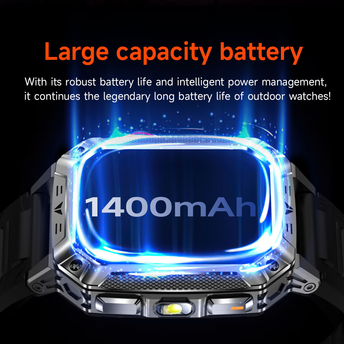 2026 New WATCH 1400mAh Militar - Outdoor Power Unlimited ulasan dan harga