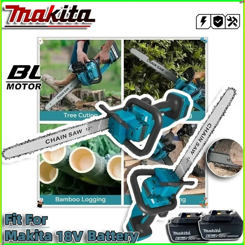 Makita 18V 2200W  Portable Cha - Electric Chainsaw Battery ulasan dan harga