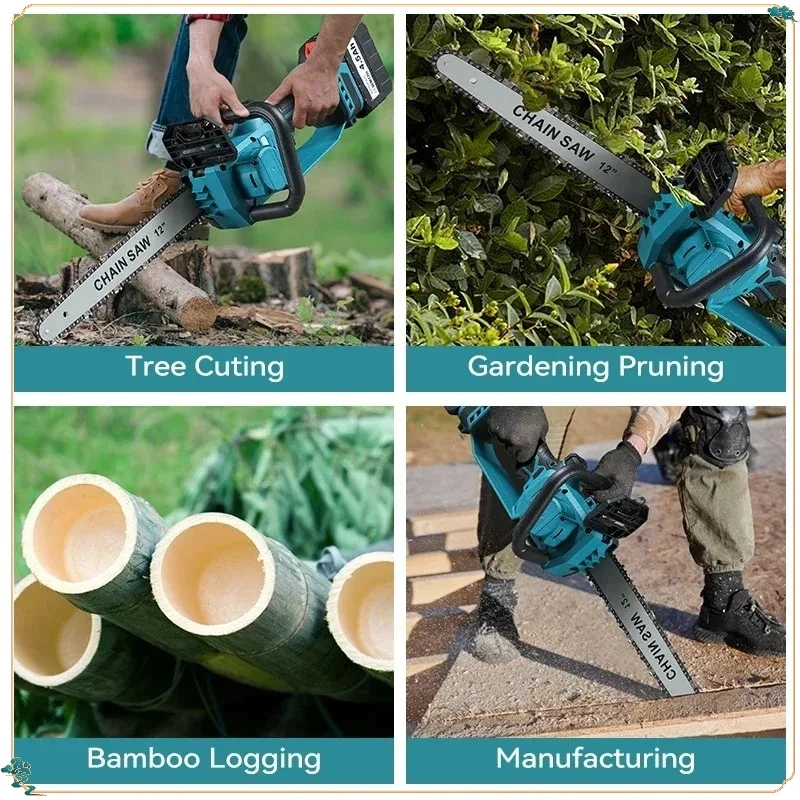 Makita 18V 2200W  Portable Cha - Electric Chainsaw Battery ulasan dan harga