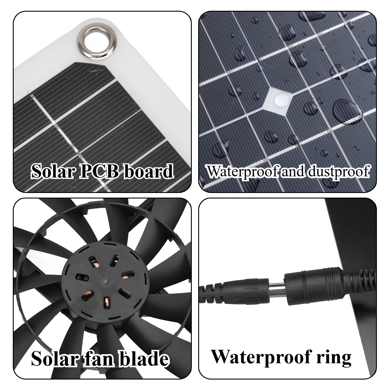 15W 25W NEW Solar Powered Exha - Outdoor Power House ulasan dan harga
