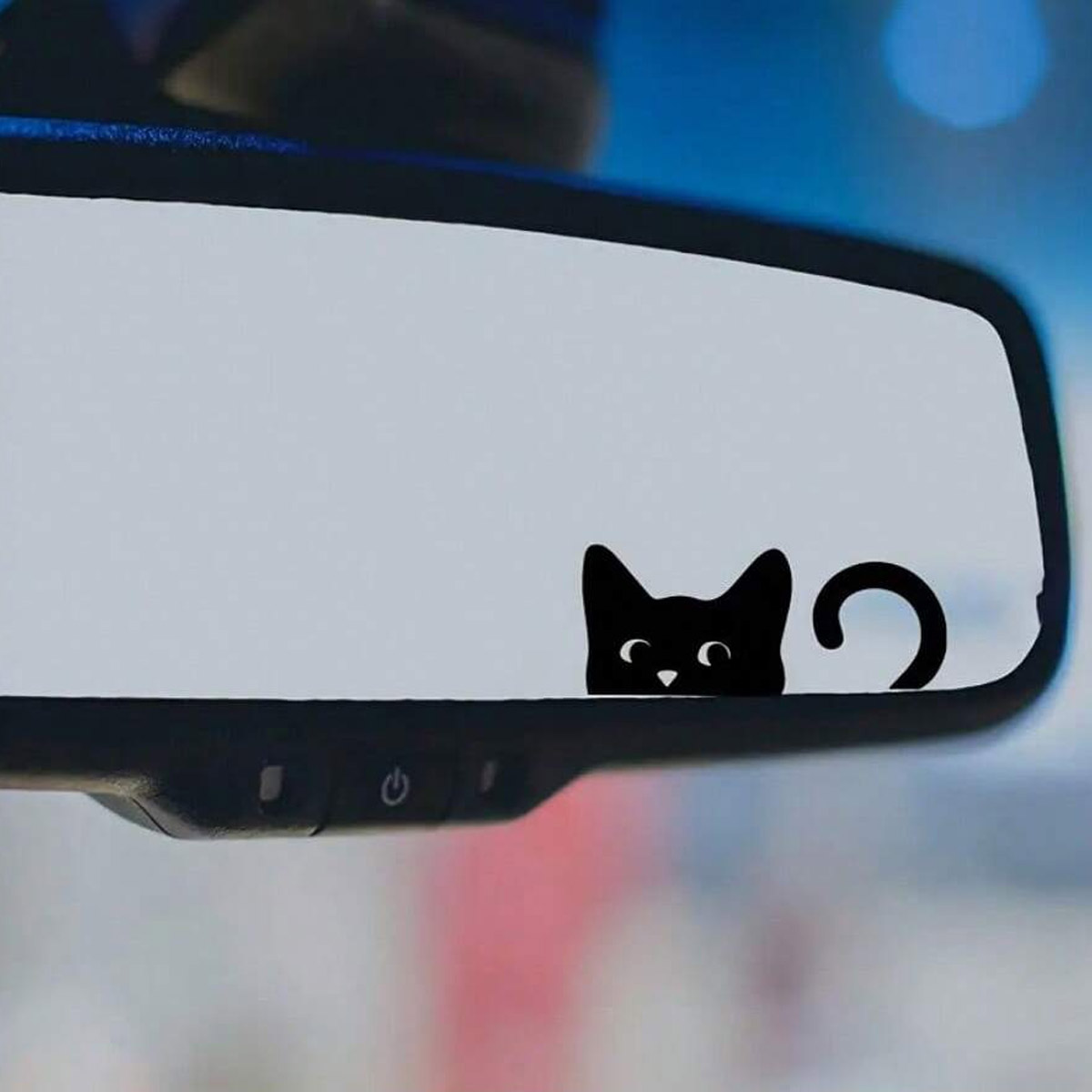 Cat stickers, mini cats, peep  - Outdoor Power Board ulasan dan harga