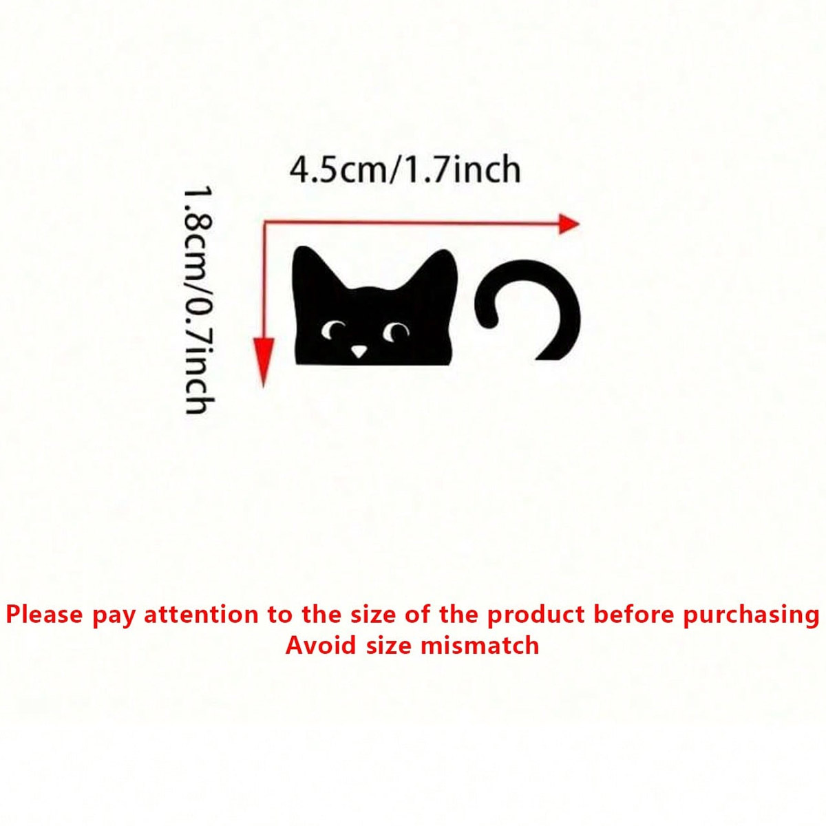 Cat stickers, mini cats, peep  - Outdoor Power Board ulasan dan harga