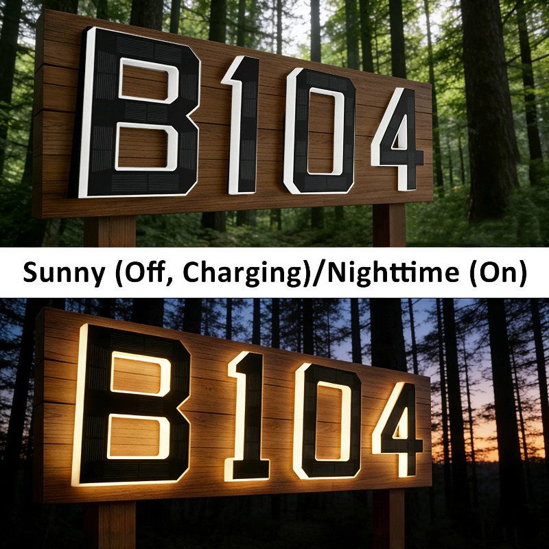 LED Number Door Plate 12V Powe - Outdoor Power House ulasan dan harga