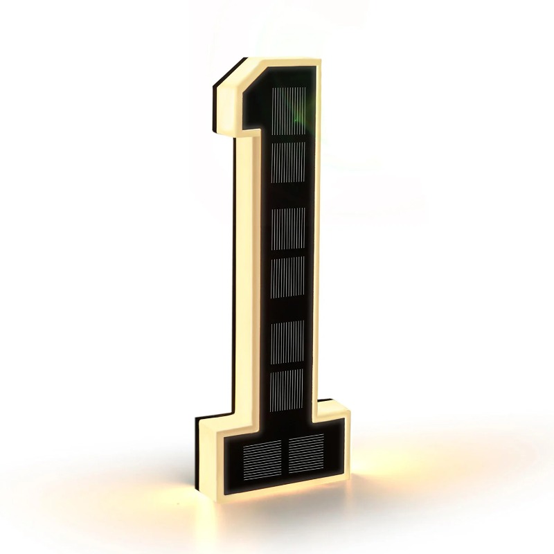 LED Number Door Plate 12V Powe - Outdoor Power House ulasan dan harga