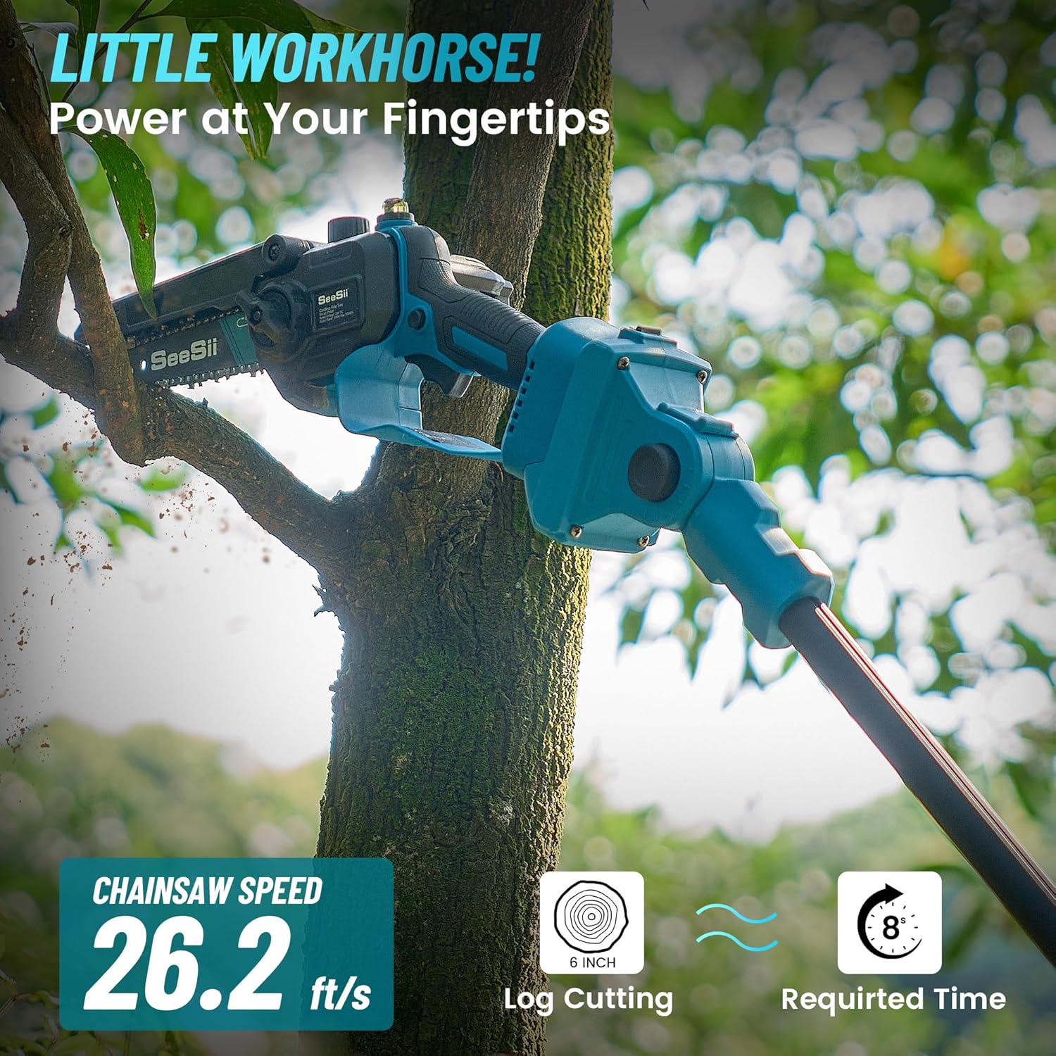 Garden Work Telescopic Pole Ch - Electric Chainsaw Battery ulasan dan harga