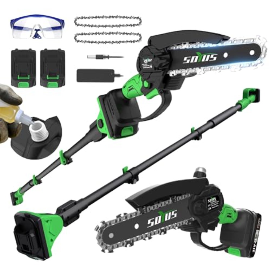 2-IN-1 Electric Pole Saws for  - Electric Chainsaw Battery ulasan dan harga