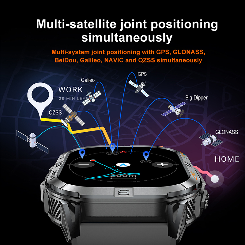 New GPS Smart Watch Men Blueto - Outdoor Power Meter Box ulasan dan harga