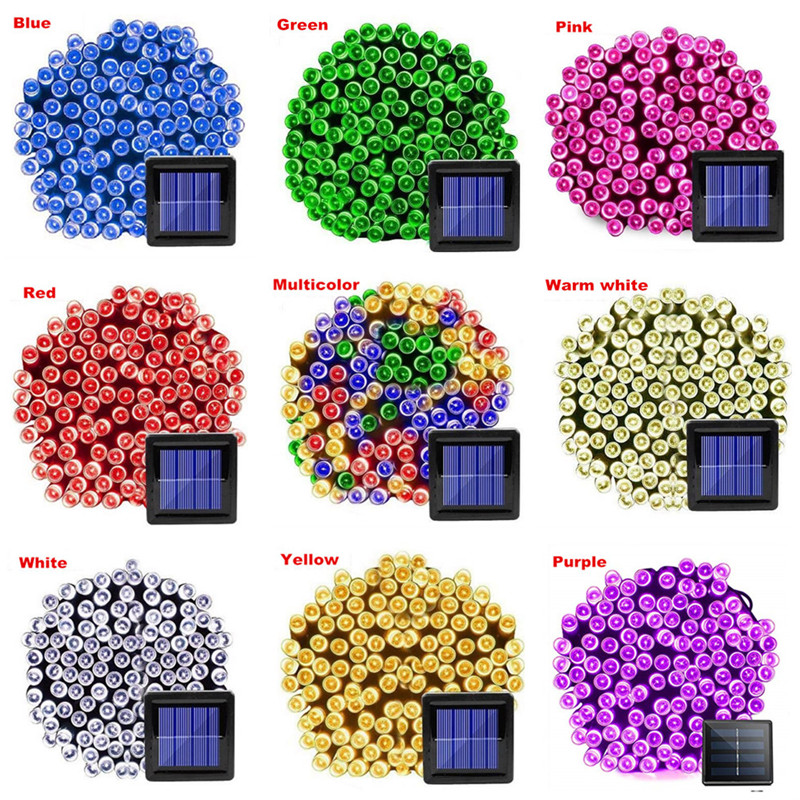 50/100/200 Led Solar Fairy Lig - Outdoor Power Strip ulasan dan harga