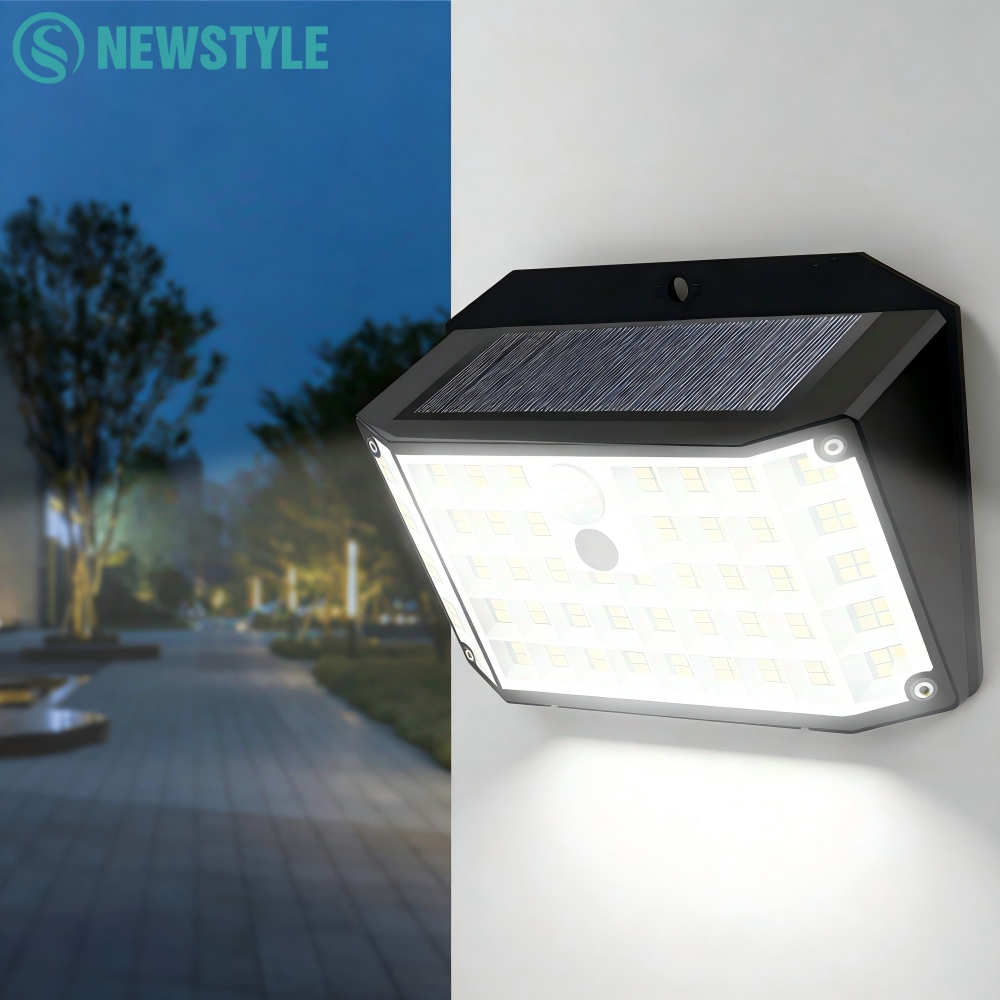 176 LED Solar Lights Outdoor I - Outdoor Power Garage ulasan dan harga