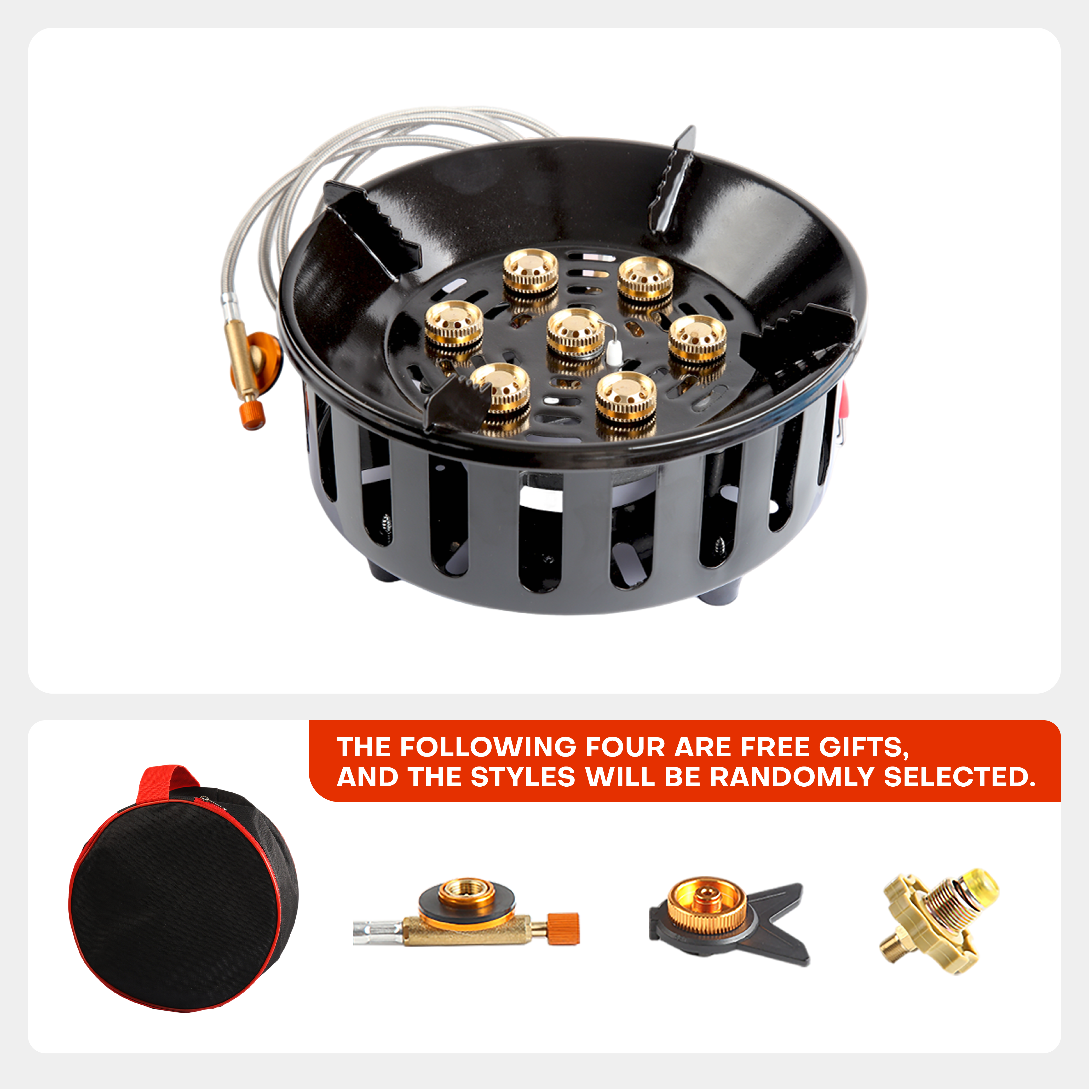High-Power 7-Core 21000W Porta - Outdoor Kitchen Power Burner ulasan dan harga