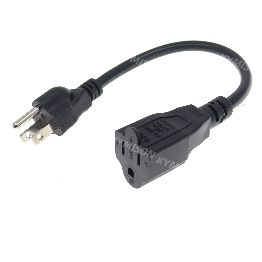 USA 3 Prong Male Plug to Femal - Outdoor Power Extension Cord ulasan dan harga