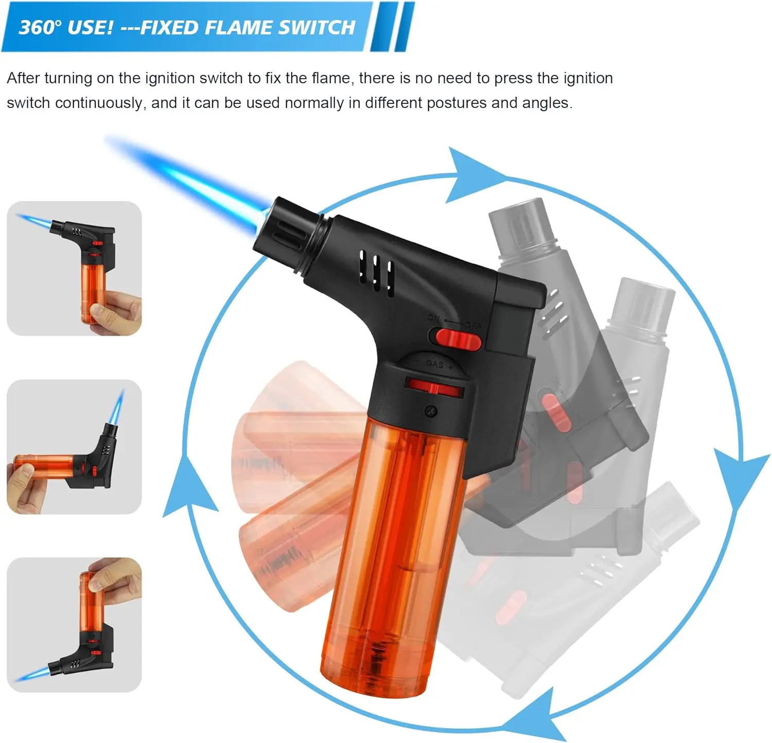 4 Pack Torch Lighters, Jet Fla - Outdoor Kitchen Power Burner ulasan dan harga