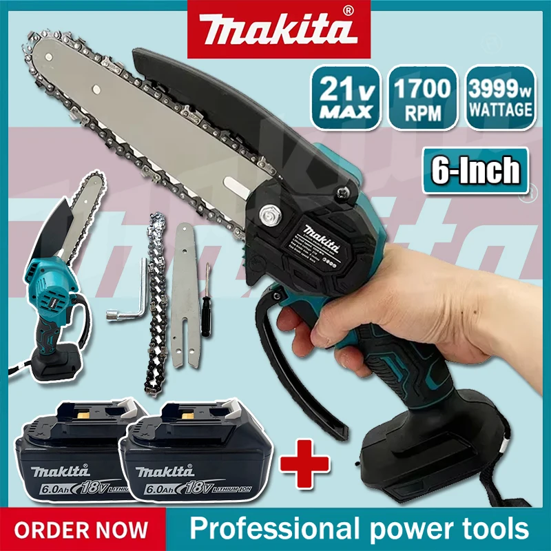 Makita 6 Inch Chain Saw Electr - Electric Chainsaw Battery ulasan dan harga