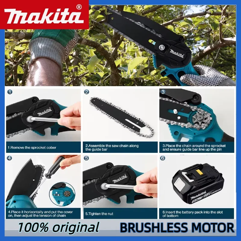 Makita 6 Inch Chain Saw Electr - Electric Chainsaw Battery ulasan dan harga